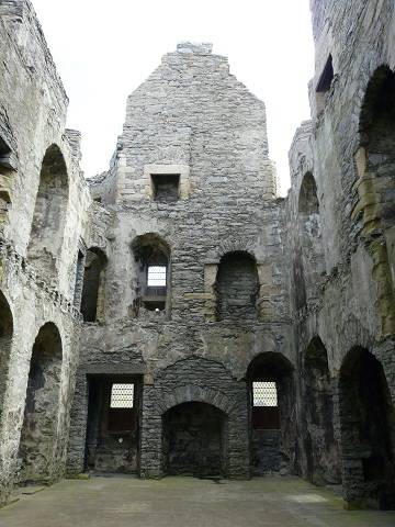 De Great hall van Scalloway Castle